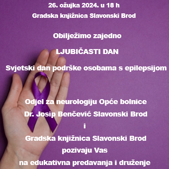 LJUBIČASTI DAN – Svjetski dan podrške osobama s epilepsijom