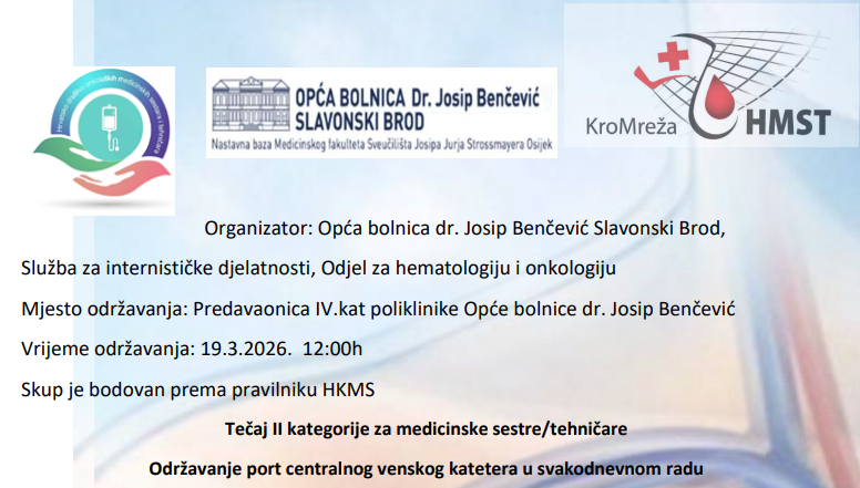 Tečaj II kategorije za medicinske sestre/tehničare