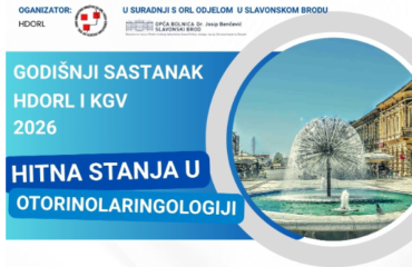 Godišnji sastanak HDORL i KGV 2026 – Hitna stanja u otorinolaringologiji