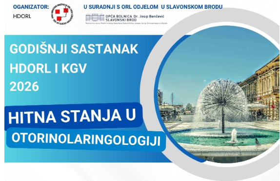 Godišnji sastanak HDORL i KGV 2026 – Hitna stanja u otorinolaringologiji